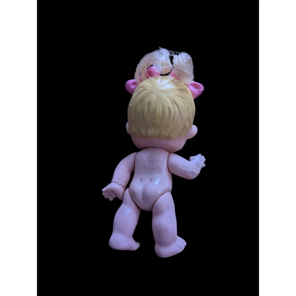 Vintage 1994 Kenner Baby Buddies Blonde Hair Doll Poseable 2.5